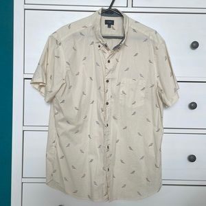 J. Crew Slim Short Sleeve Button Down XL